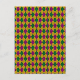 New Orleans Diamond Glitter Vykort