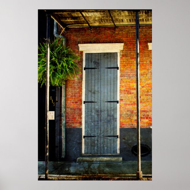 New Orleans Door Poster (Framsidan)