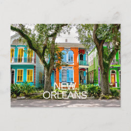 New Orleans Färggranna Hus Resebrevkort Vykort