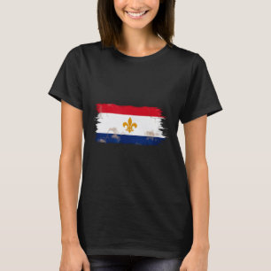 New Orleans Flag Textless Nola City Pride Nge T Shirt