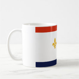 New Orleans Flagga Kaffemugg