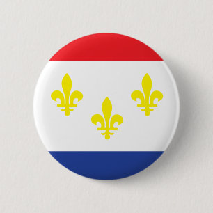 New Orleans flagga Knapp