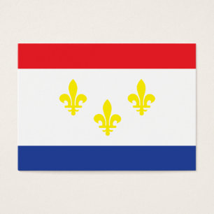New Orleans flagga Visitkort