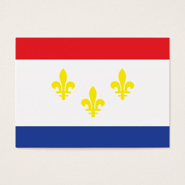 New Orleans flagga Visitkort (Framsidan)