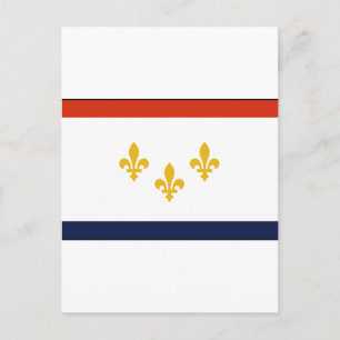 New Orleans Flagga Vykort