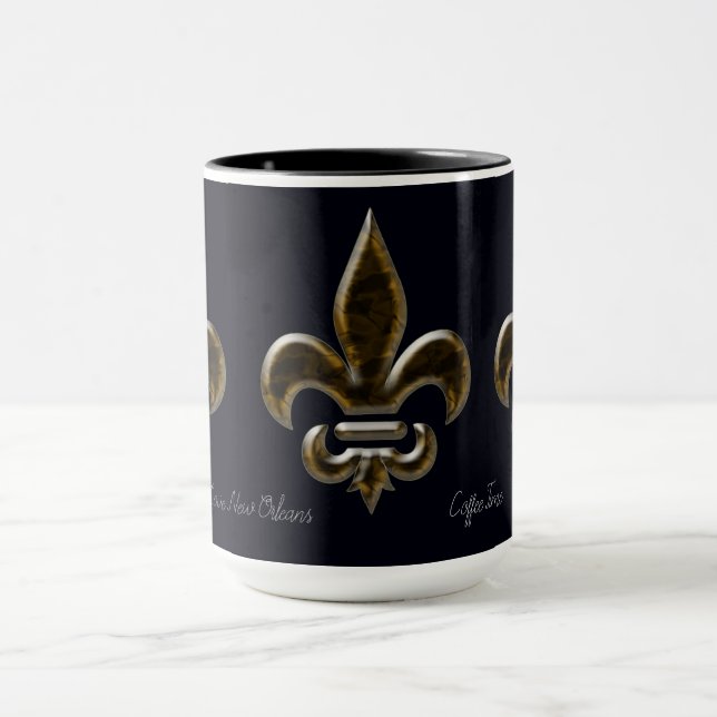 New Orleans Fleur-de-lis Coffee Mugg (Center)