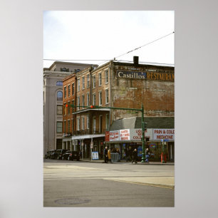 New Orleans fransk inkvarterar, gatan beskådar Poster