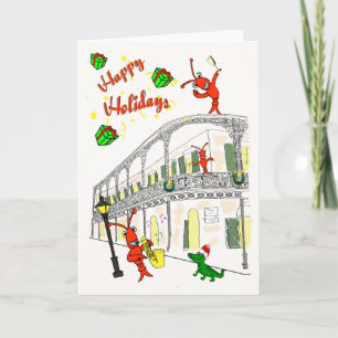 New Orleans fransk inkvarterar glad helg