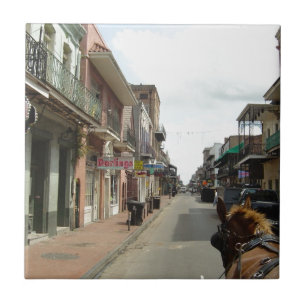 New Orleans fransk inkvarterar Kakelplatta