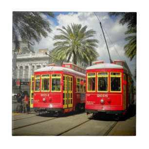 New Orleans fransk inkvarterar keramiskt belägger Kakelplatta