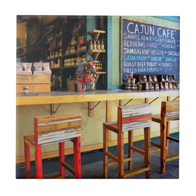 New Orleans fransk inkvarterar keramiskt belägger Kakelplatta (Framsidan)