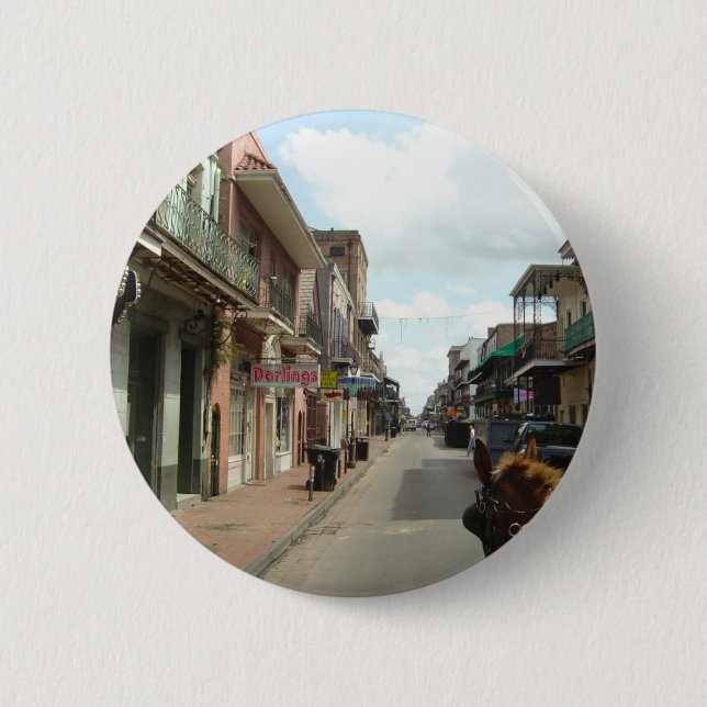 New Orleans fransk inkvarterar Knapp (Framsida)