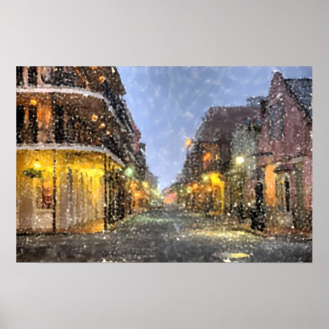 New Orleans Fransk Quarter Jackson Square Skriv ut Poster (Framsidan)