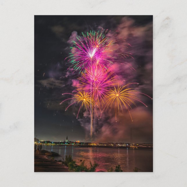 New Orleans går 4 på vykortet för floden Vykort (Framsida)