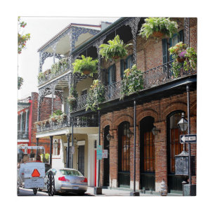 New Orleans gataplats Kakelplatta