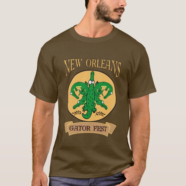 New Orleans Gator Fest One Tee (Framsida)