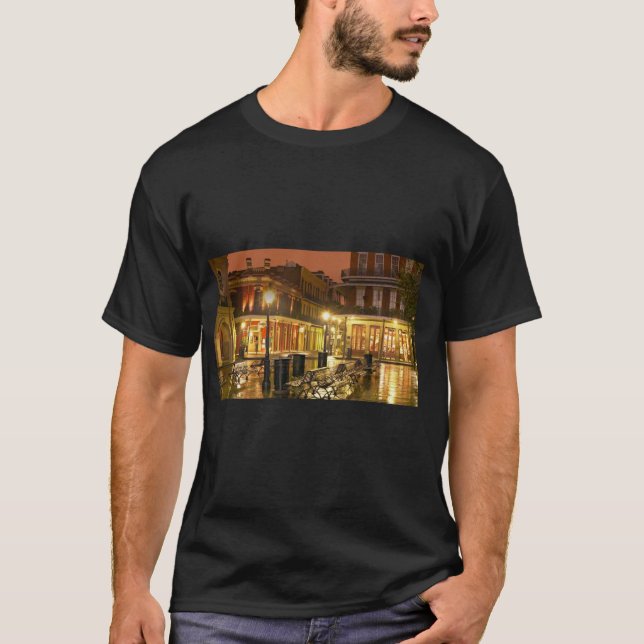 New Orleans grafisk utslagsplats Tee (Framsida)