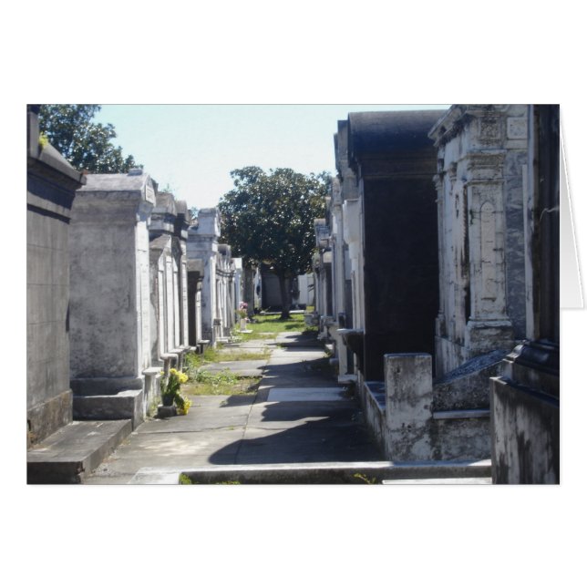 New Orleans Graves Hälsningskort (Framsidan Horizontal)