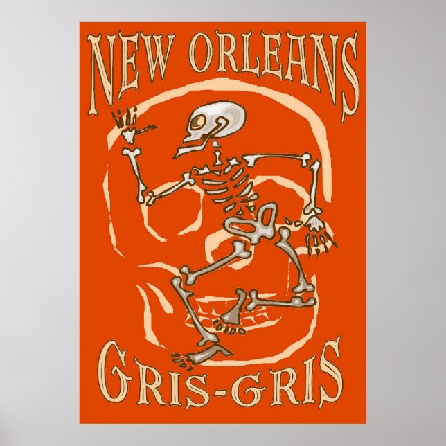New Orleans Gris Gris Poster (Framsidan)