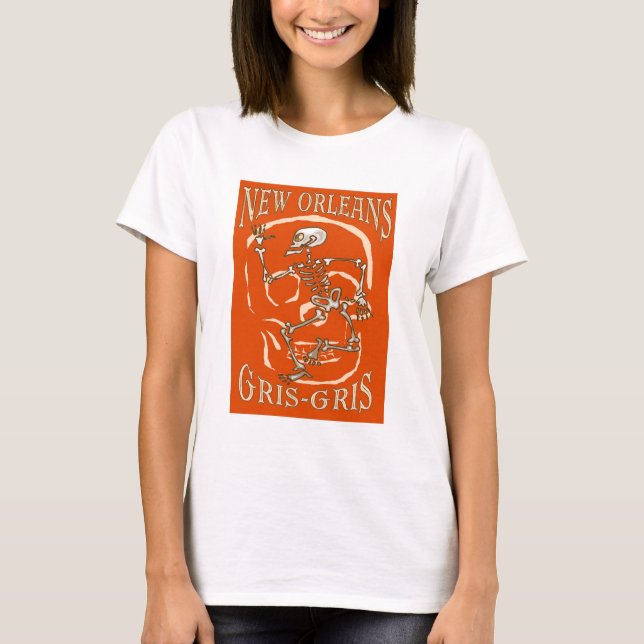 New Orleans Gris Gris T Shirt (Framsida)