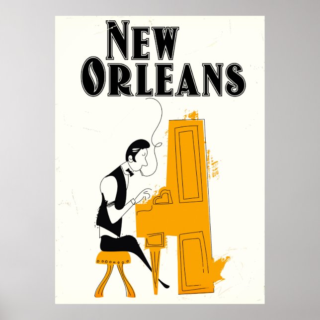 New Orleans Honky Tonk Poster (Framsidan)