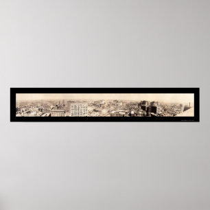 New Orleans horisontfoto 1919 Poster
