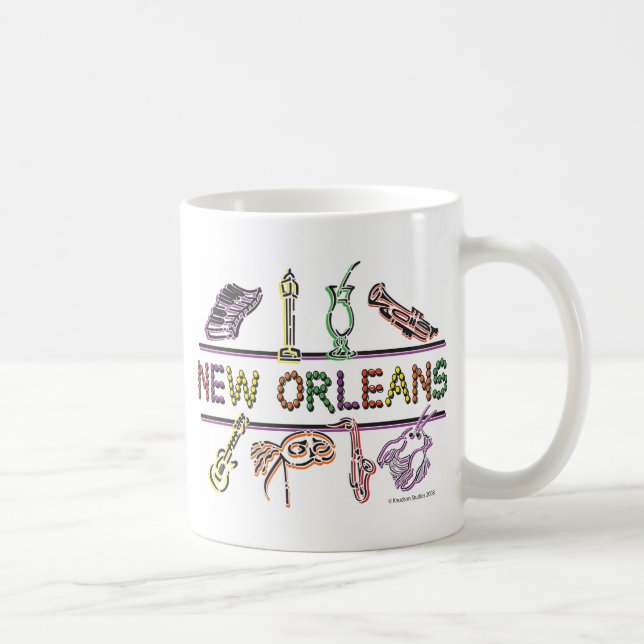 New-Orleans-ICONS-kopia Kaffemugg (Höger)