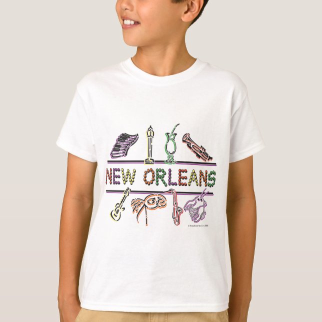 New-Orleans-ICONS-kopia T Shirt (Framsida)