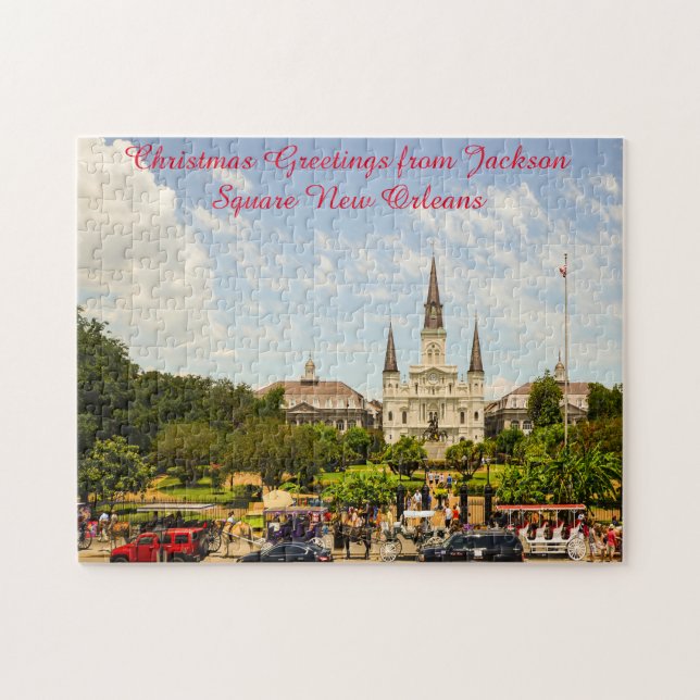 New Orleans Jackson Square.  Pussel (Horisontell)