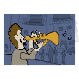 New Orleans Jazz Hälsningskort