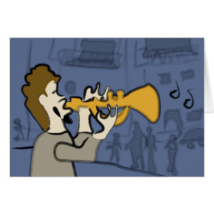 New Orleans Jazz Hälsningskort