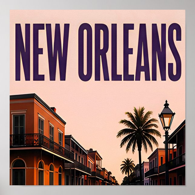 New Orleans Jazz Heritage Resor Poster (Framsidan)