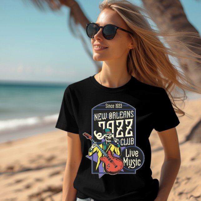 New Orleans Jazz Klubb Live Music sedan 1933 T Shirt (Skapare uppladdad)