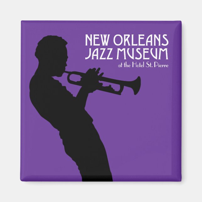 New Orleans Jazz Museum magnet (Framsidan)