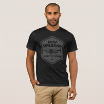New Orleans Jazz Museum®Trumpet (grå) T-shirt