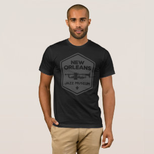 New Orleans Jazz Museum®Trumpet (grå) T-shirt