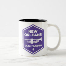 New Orleans Jazz Museum® Trumpet-mugg