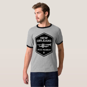 New Orleans Jazz Museum®Trumpet (svart) T-shirt