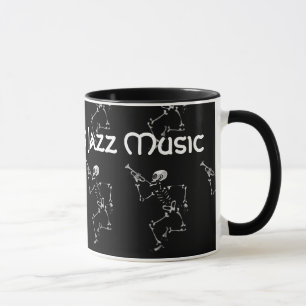 New Orleans Jazz Music 2017 Skeleton Mugg