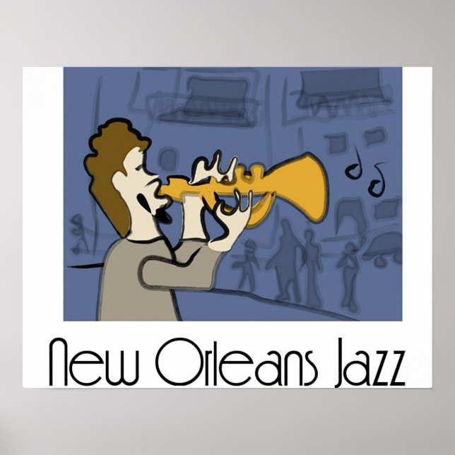 New Orleans Jazz Poster (Framsidan)