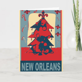 New Orleans Julgran Helgkort