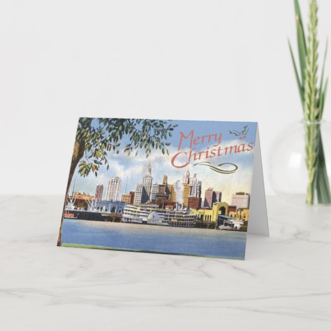 New Orleans julkort Helgkort (Framsida)