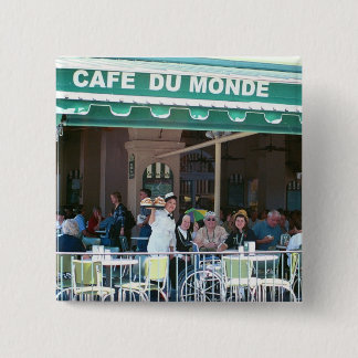 New Orleans kaffe och Beignets Knapp