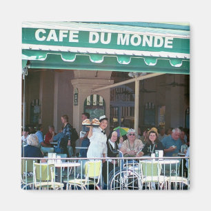 New Orleans kaffe och Beignets Magnet
