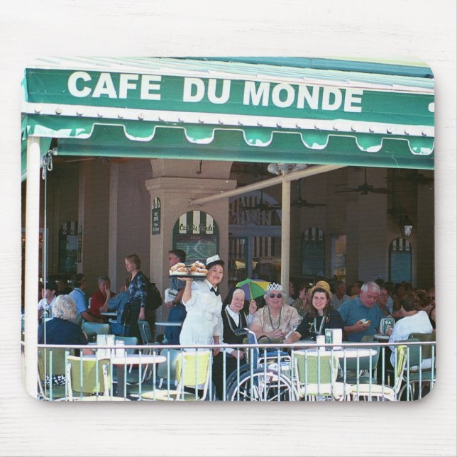 New Orleans kaffe och Beignets Musmatta (Framsidan)