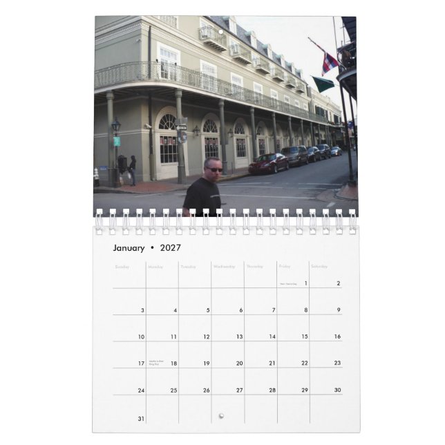 New Orleans kalender (Jan 2027)