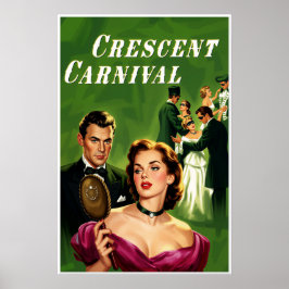 New Orleans karnevalsaffisch Poster