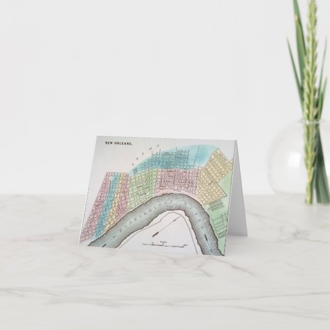 New Orleans karta, 1837 Kort (Framsida)