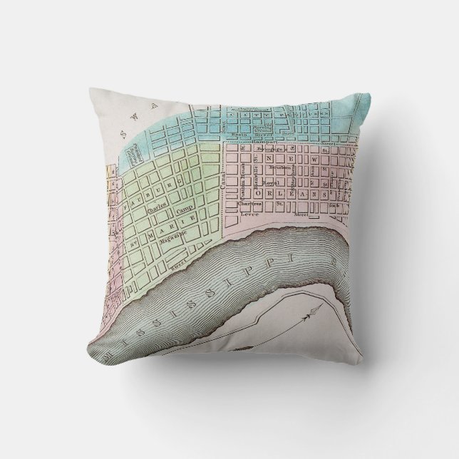 New Orleans karta, 1837 Kudde (Framsida)