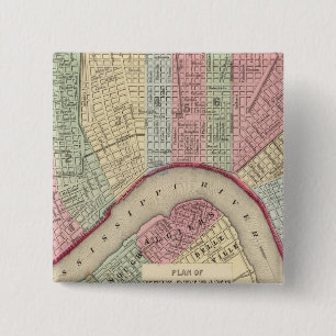 New Orleans Karta av Mitchell Knapp